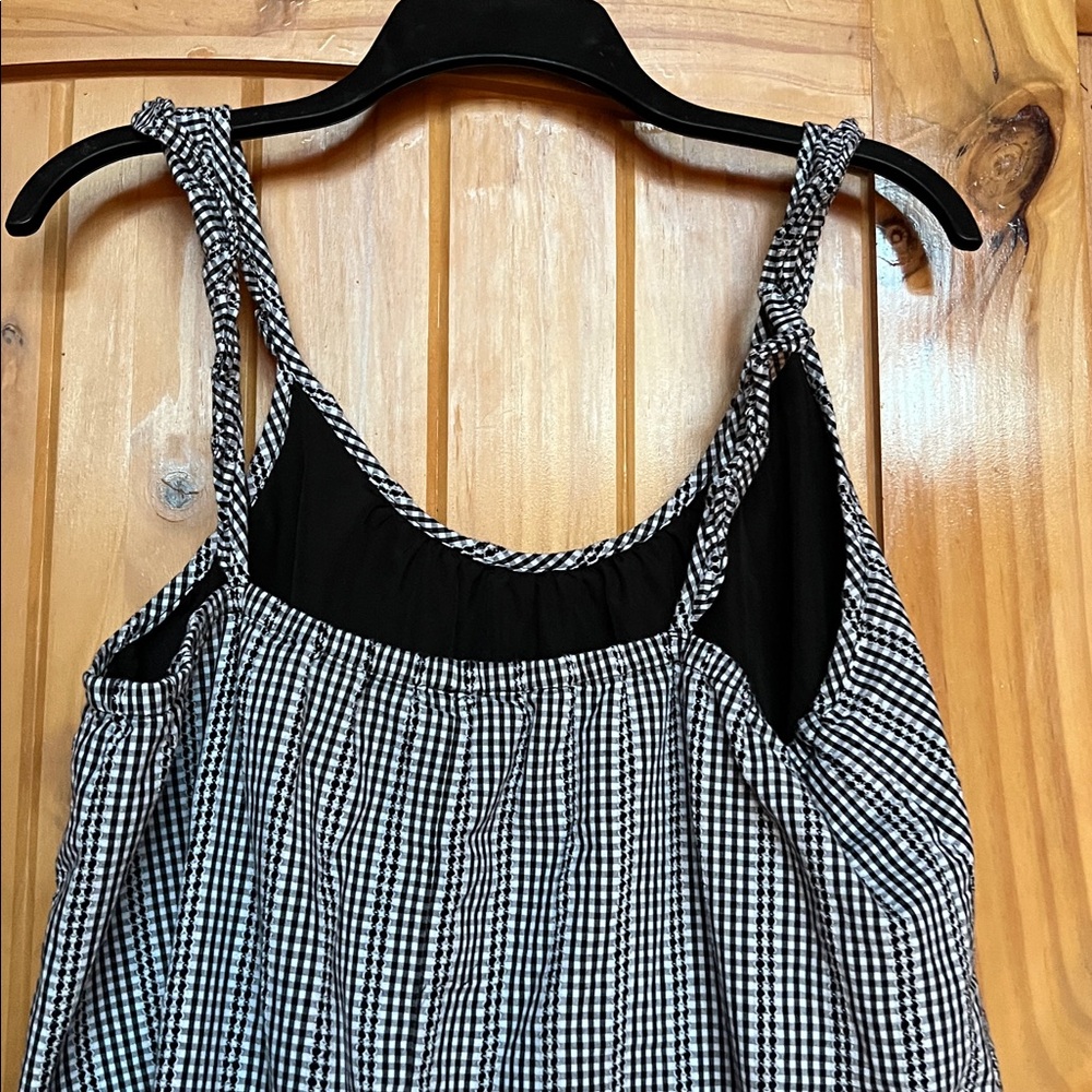 The nines by hatch gingham print cotton dress - Picture 7 of 9